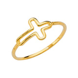 14KY Cross Ring (RG2768)
