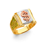 14K 3C Men's CZ Ring (RG2976)