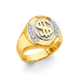 14K 2T Men's CZ Ring (RG2977)