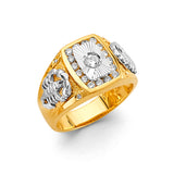 14K 2T Men's CZ Ring (RG2979)