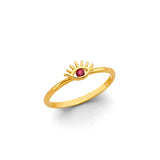 14KY Evil Eye Ring (RG3053)