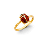 14KY Lady Bug Ring (RG3080)
