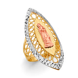 14K 3C Guadalupe Ring (RG3165)