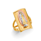 14K 3C Guadalupe Ring (RG3169)