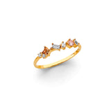14KY Fancy CZ Ring (RG3214)
