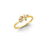 14KY I. L. Y. CZ Ring (RG3325)
