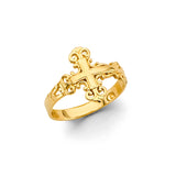 14KY Cross Ring (RG3378)