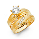 14KY CZ Ladies Wedding Band (RG1007 (band))