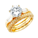 14KY Ladies CZ Wedding Band (RG2818 (band))