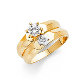 14KY CZ Ladies Wedding Band (RG950 (band))